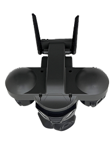 Камера видеонаблюдения 4G с сим картой уличная поворотная с солнечной панелью 2 Mp*3 Орбита OT-VNI68С